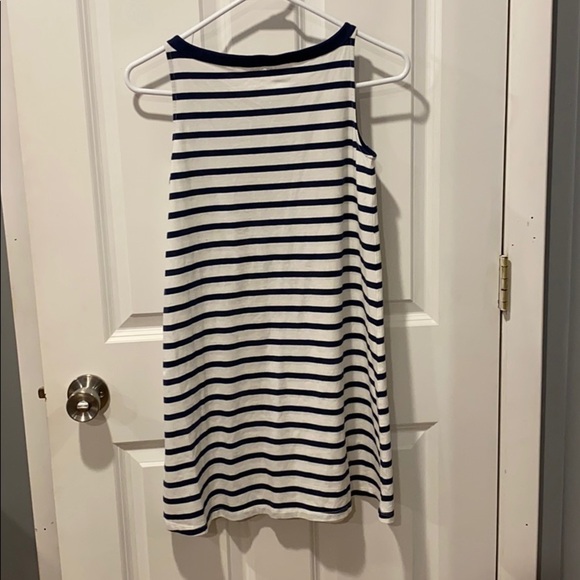 Lands End Striped Mini Dress NWT - Picture 5 of 6